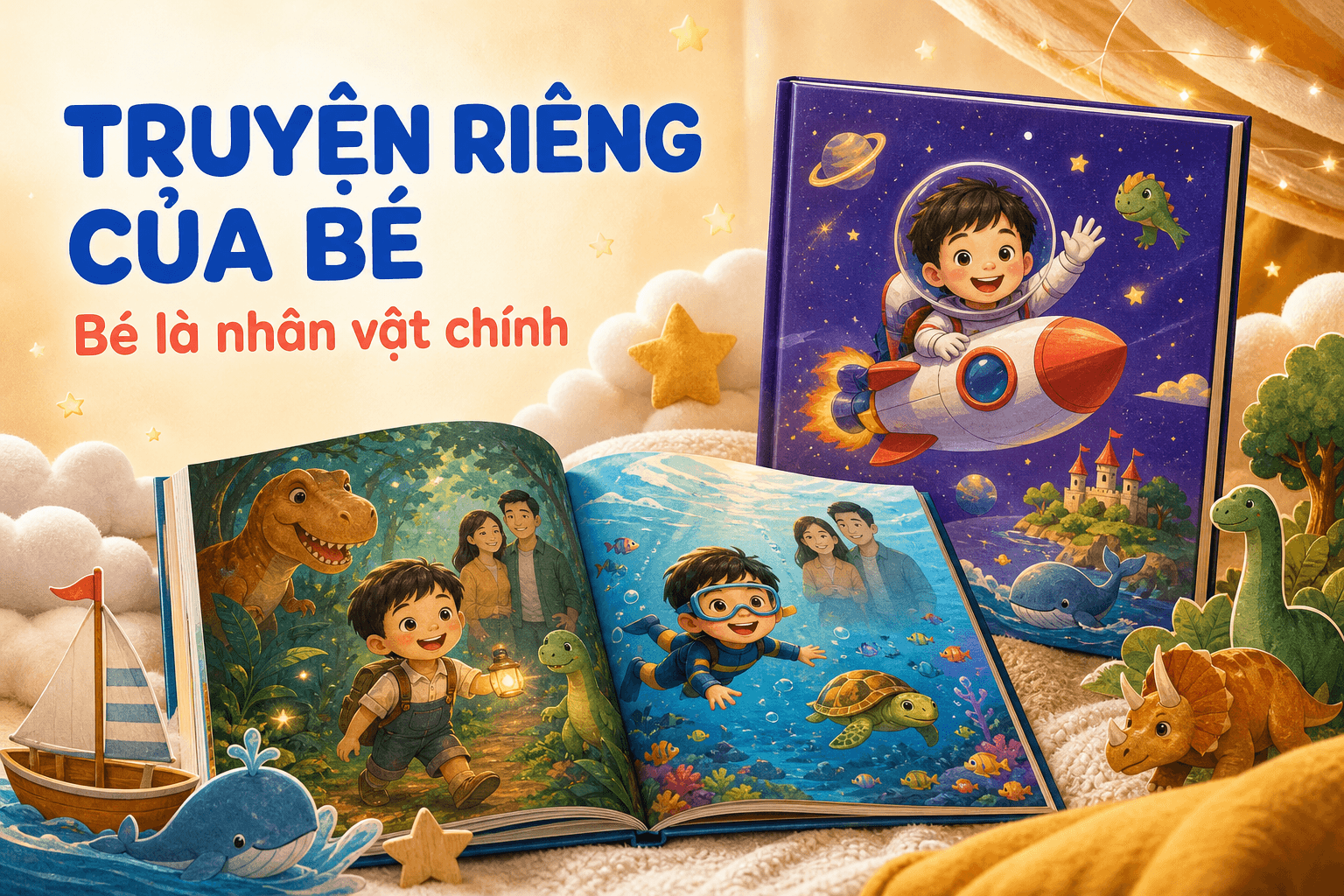 Bé Học — Truyện kỹ năng sống và âm thanh tương tác